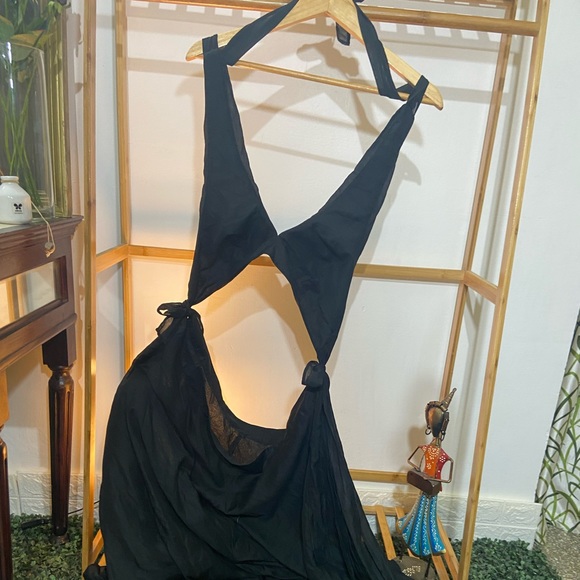 🛍️ Maxi Black Dress. Size- M - Picture 8 of 13